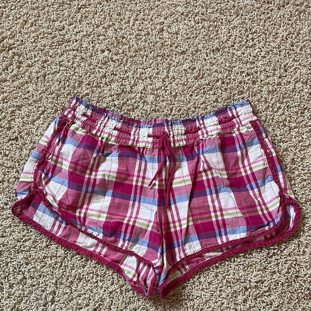 Victoria's Secret Pink and Blue Pajama Shorts